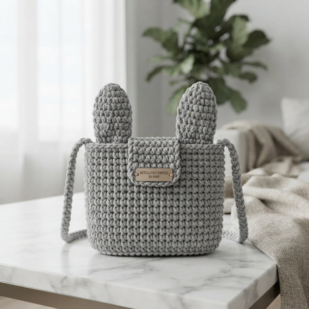 Bunny Kids Bag | Crochet Pattern PDF