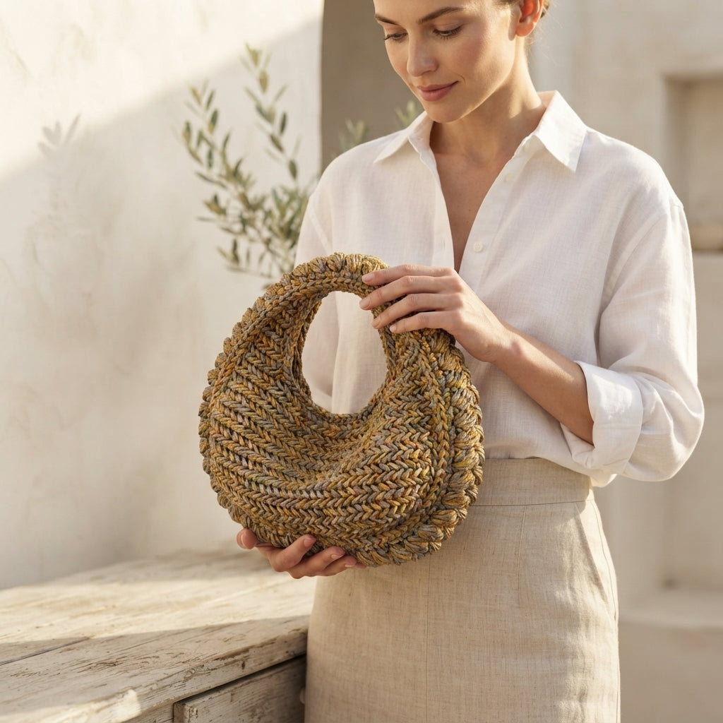 Purse Handbag Beach Bag | Crochet Pattern PDF