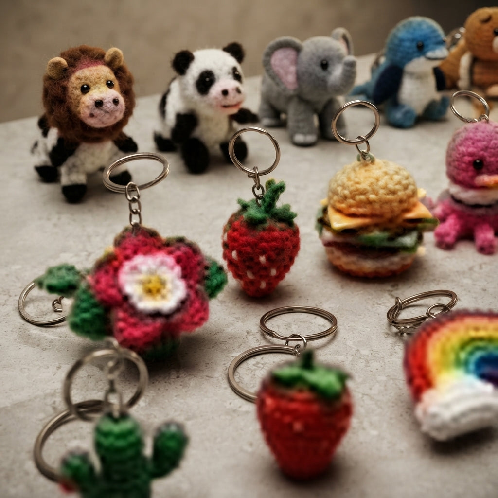 1000+ Adorable Keychain Patterns | Crochet PDF Set