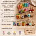Mega 6 Crochet Keychain Patterns | PDF Bundle