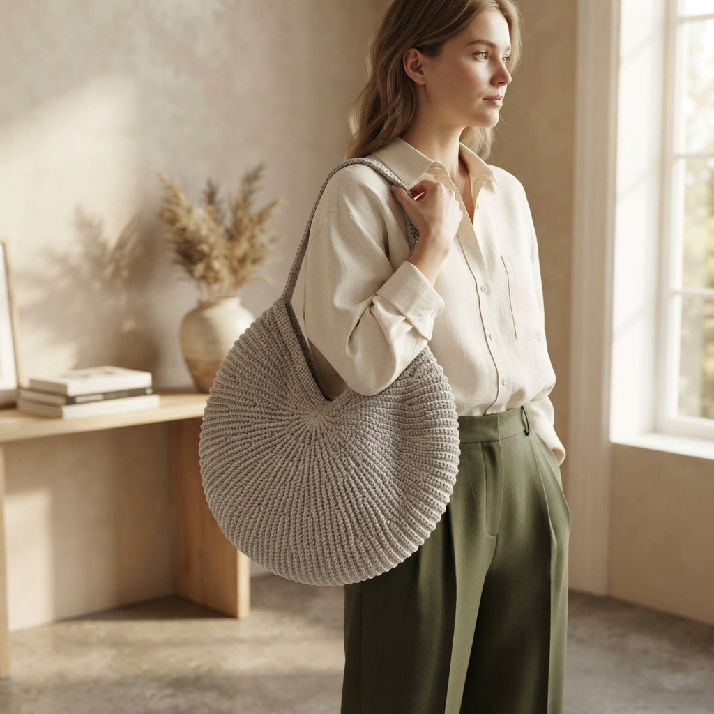 Shopper Tote Textured Tote | Crochet Pattern PDF