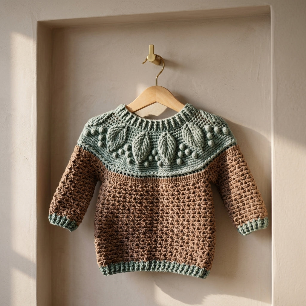 Harvest Sweater Baby Sweater | Crochet Pattern PDF
