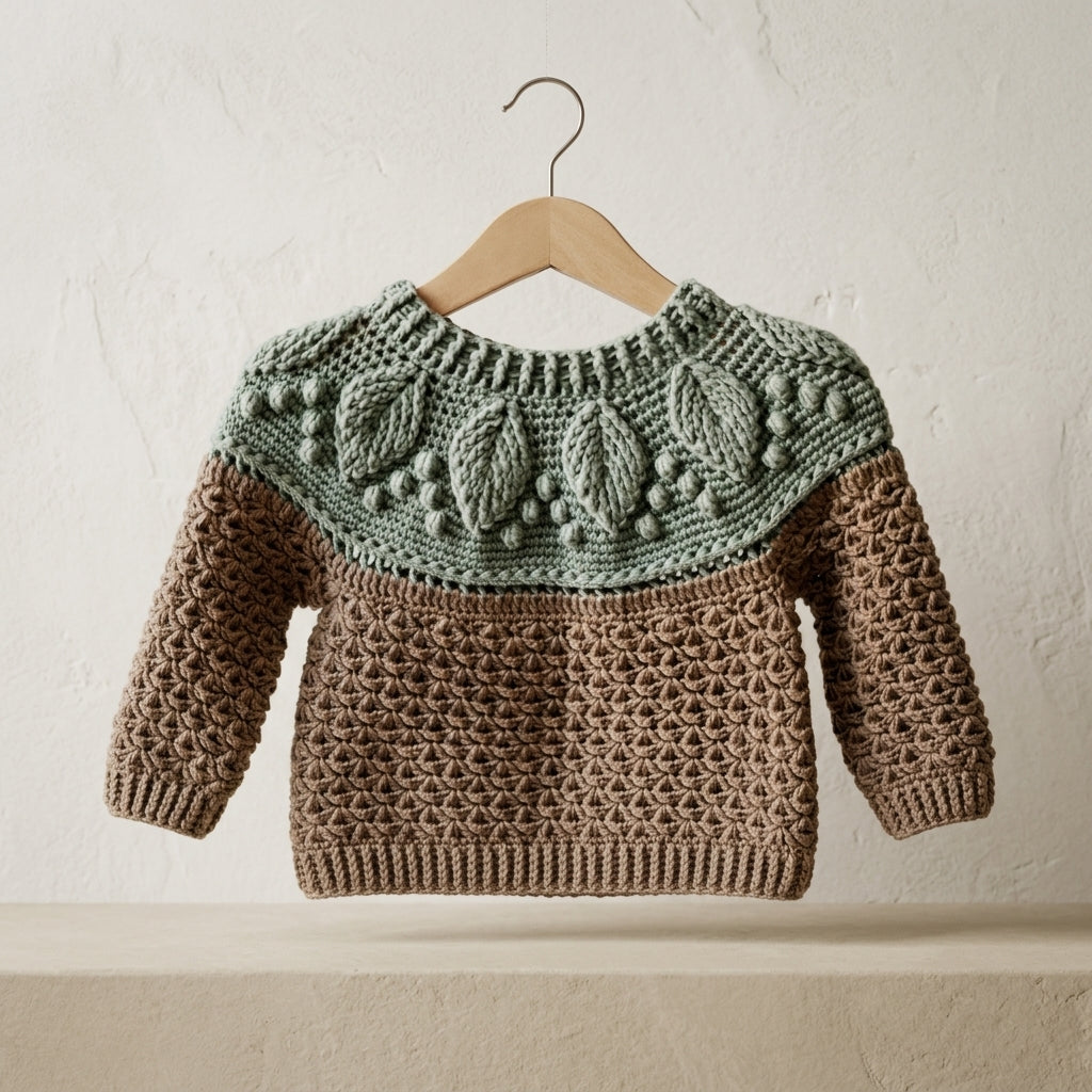 Harvest Sweater Baby Sweater | Crochet Pattern PDF