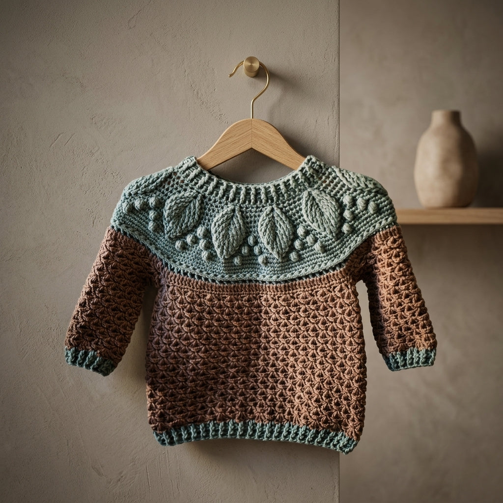 Harvest Sweater Baby Sweater | Crochet Pattern PDF