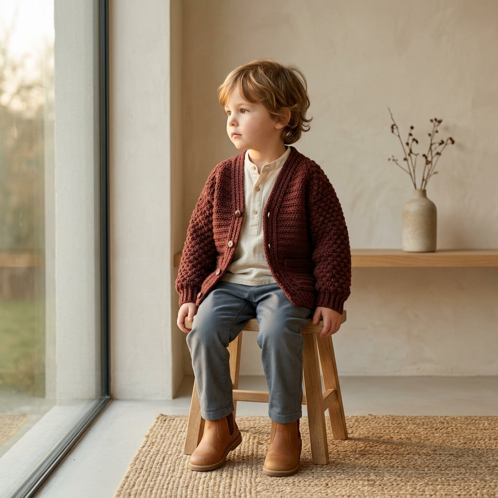 Cardigan Jude Sweater Baby Cardigan | Crochet Pattern PDF