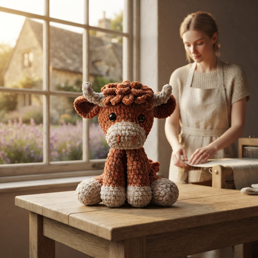 Handmade Amigurumi Cow V2 | Crochet PDF Pattern