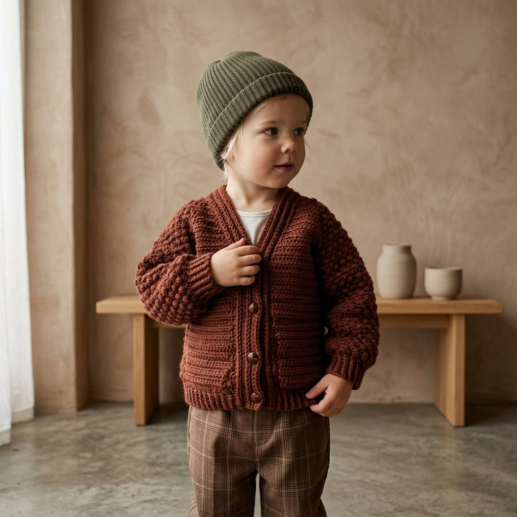 Cardigan Jude Sweater Baby Cardigan | Crochet Pattern PDF