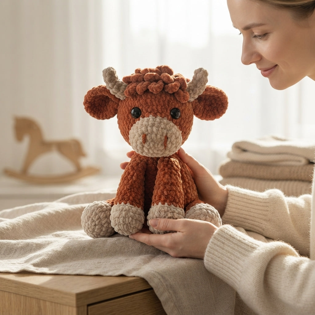 Handmade Amigurumi Cow V2 | Crochet PDF Pattern