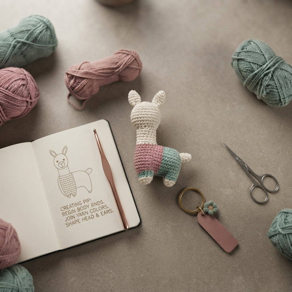 Gorgeous Keychain Bag Charm | Crochet PDF Pattern — Design 5