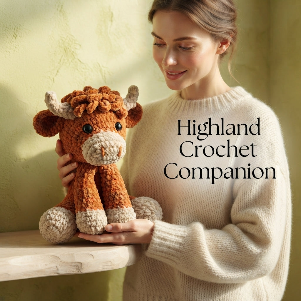Handmade Amigurumi Cow V2 | Crochet PDF Pattern