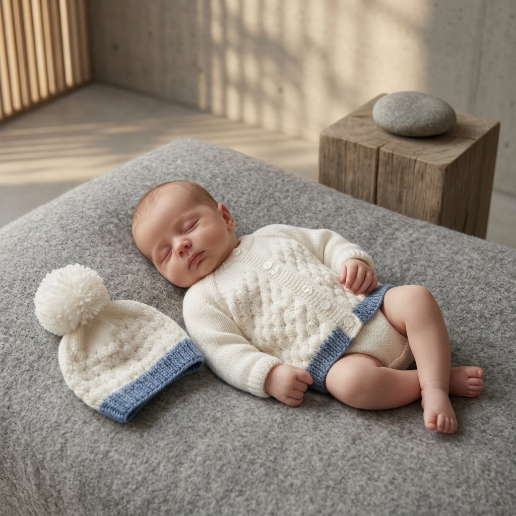 Cardigan Newborn Set Baby Cardigan | Crochet Pattern PDF