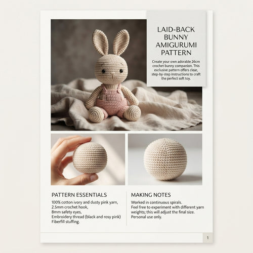 Amigurumi Bunny Doll V2 | Amigurumi PDF Guide