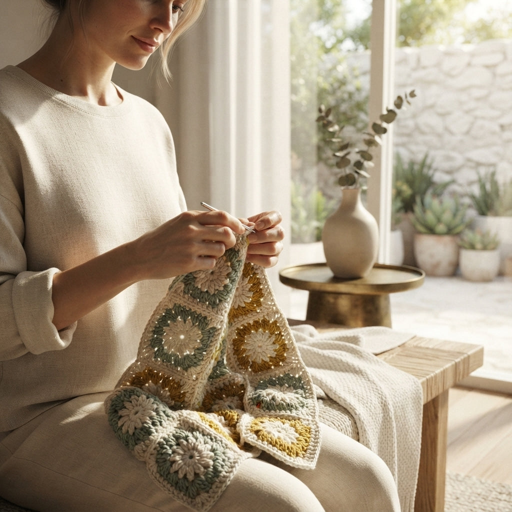 Boho Granny Square Tote | Crochet Pattern PDF