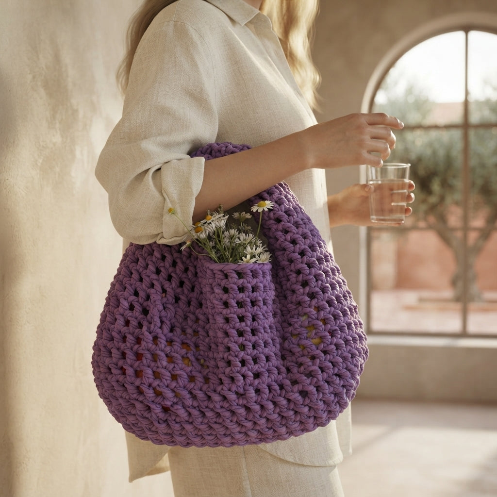 Purse Summer Shoulder Bag | Crochet Pattern PDF
