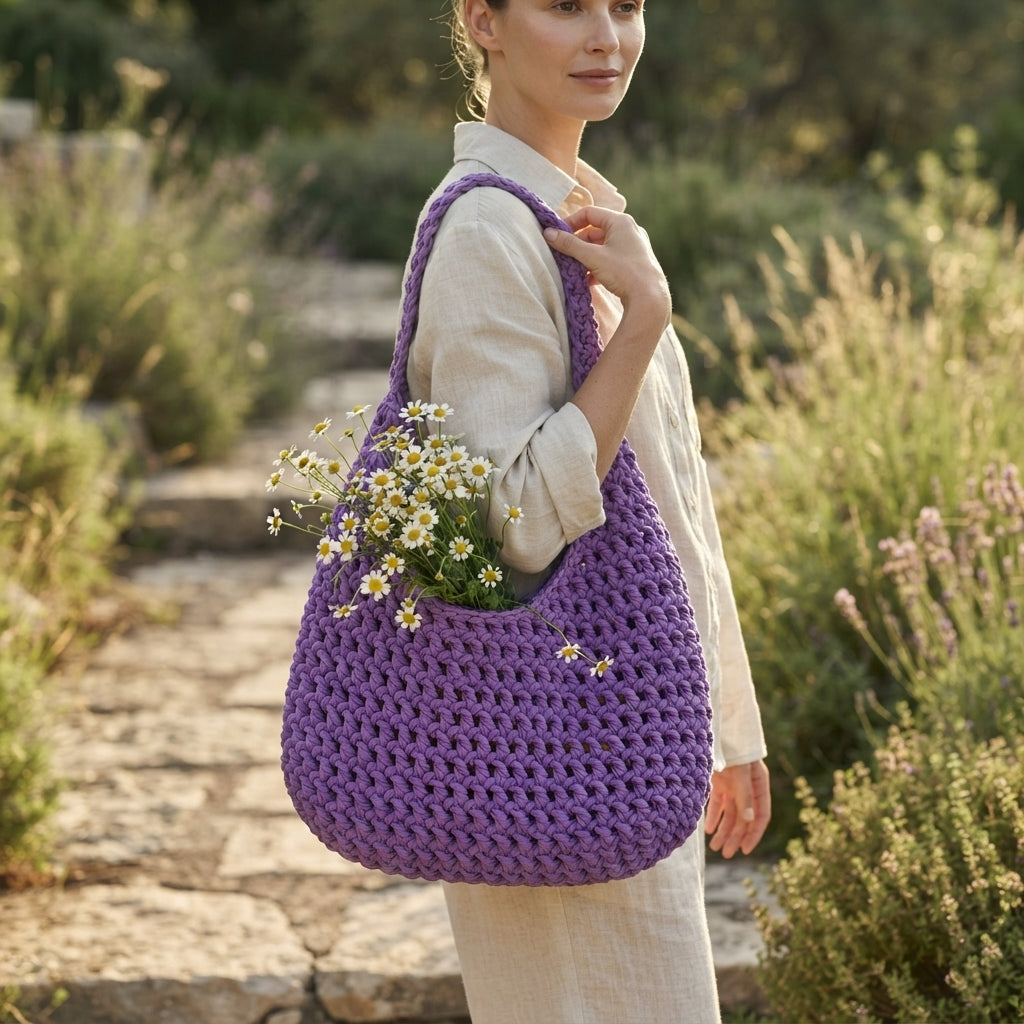Purse Summer Shoulder Bag | Crochet Pattern PDF
