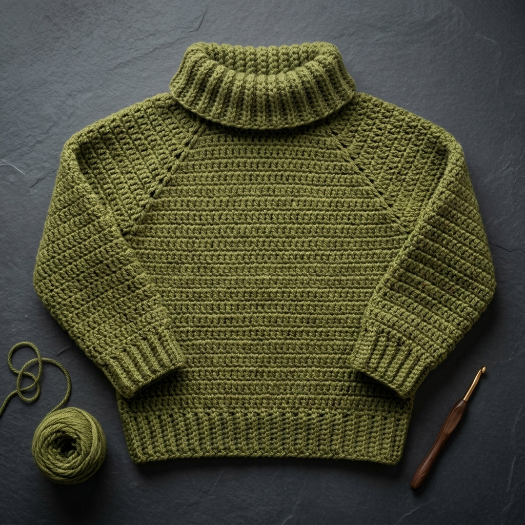 Seamless Baby Pullover | Crochet Pattern PDF