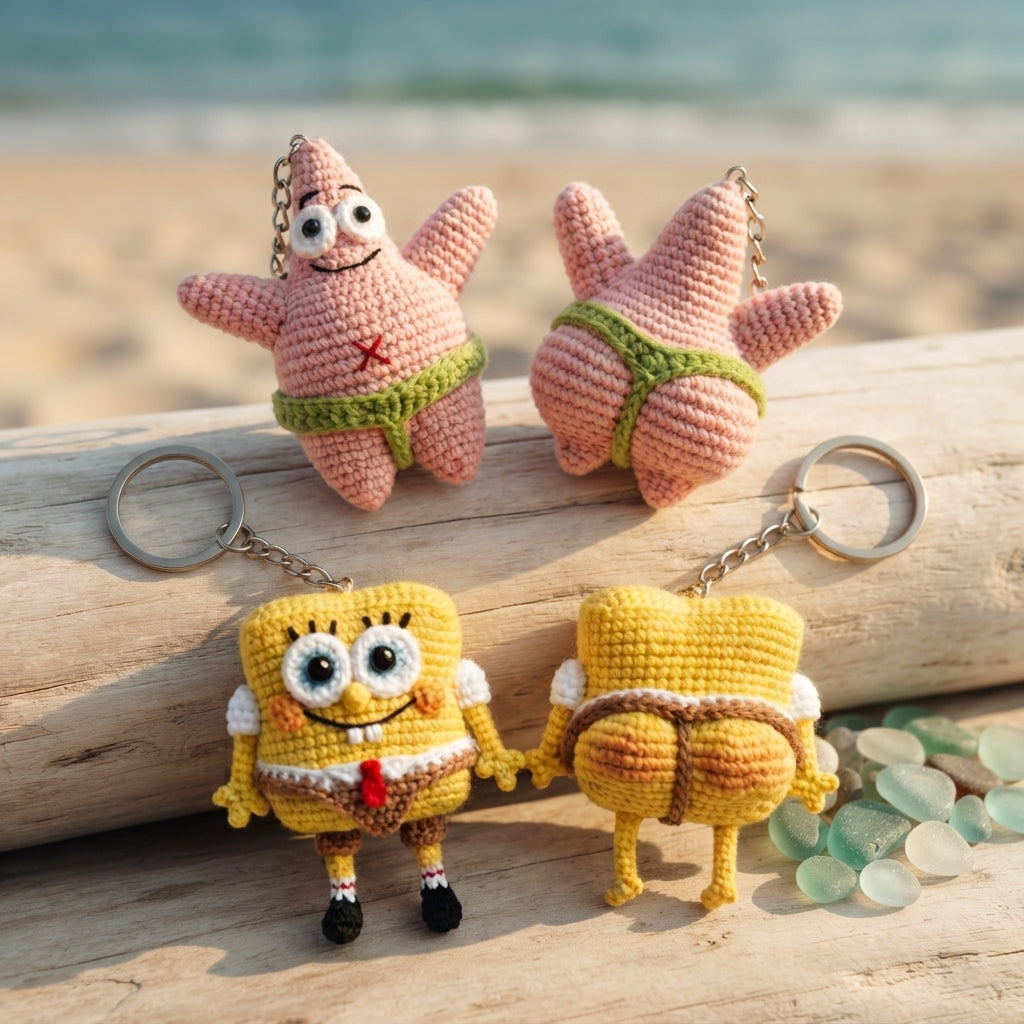 Handcrafted Keychain Keychain | Amigurumi PDF — Design 6