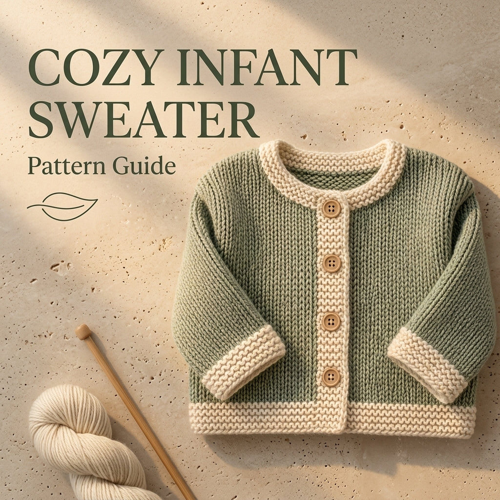 Raglan Baby Cardigan Top-Down v3 | Crochet Pattern PDF