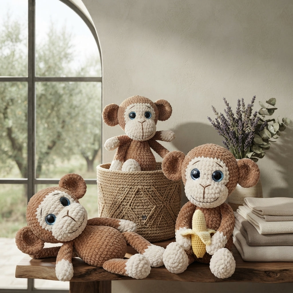 Charming Monkey Companion | Crochet Pattern PDF
