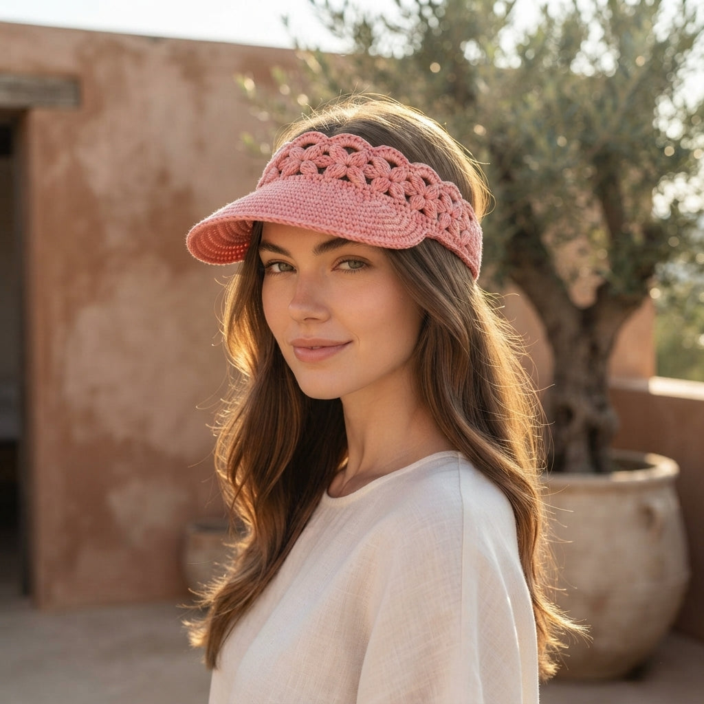 Trendy Sun Hat | Crochet Visor Pattern