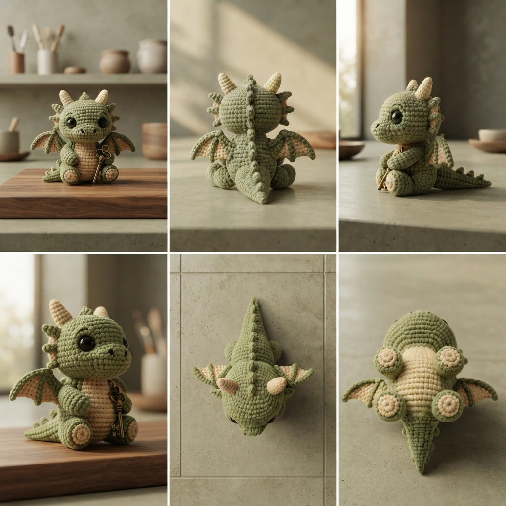 Charming Keychain Bag Charm | Amigurumi Pattern — Design 4