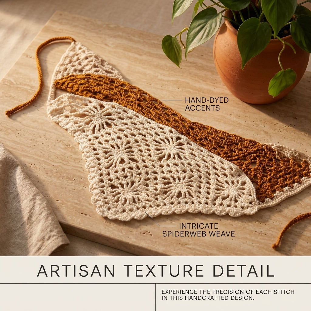 Floral Headscarf | Beginner Crochet Pattern PDF