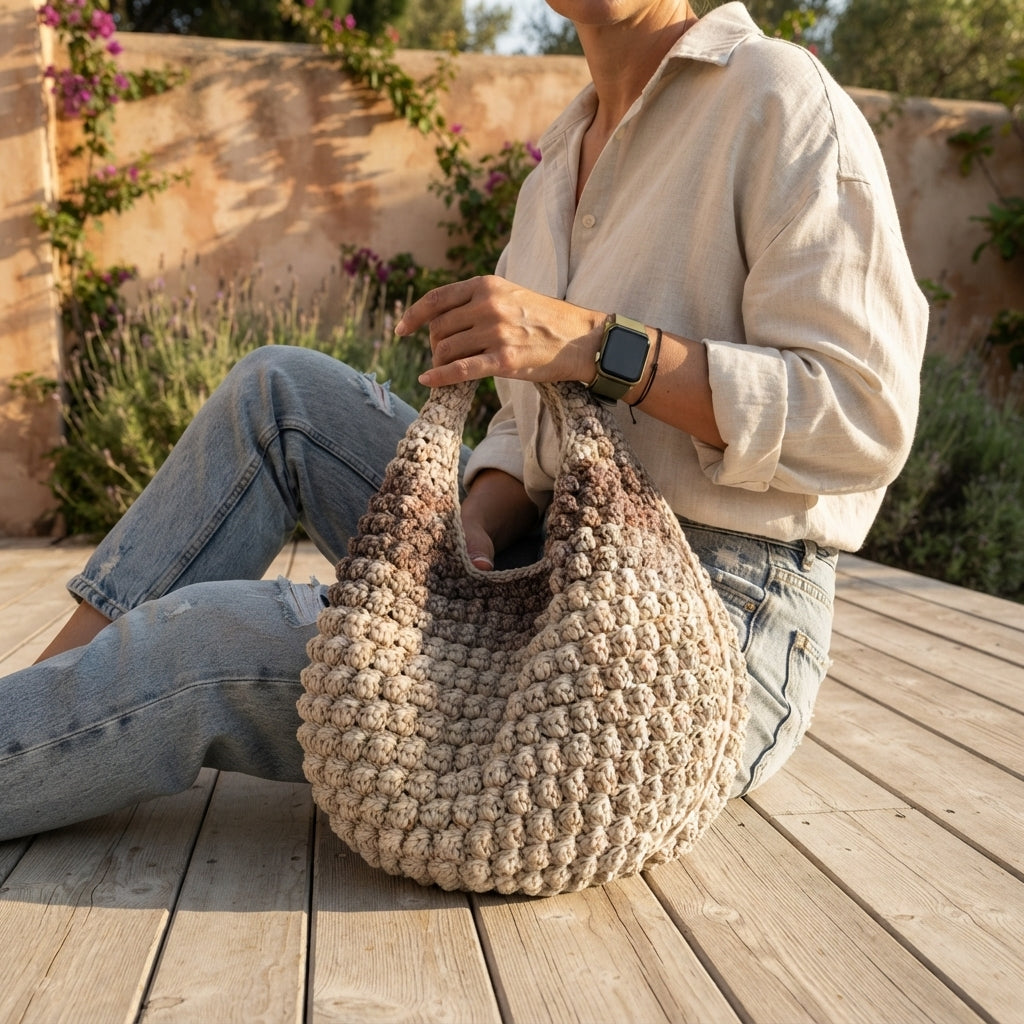 Purse Handbag Beach Bag V9 | Crochet Pattern PDF