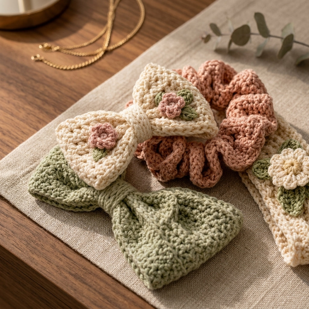 50-in-1 Hair Accessory Bundle | Crochet Pattern PDF
