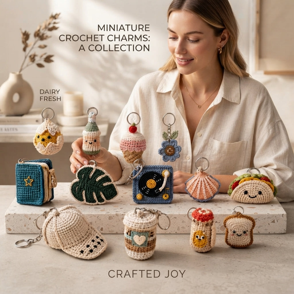 Massive 16+ Mini Charm Patterns | Crochet Bundle