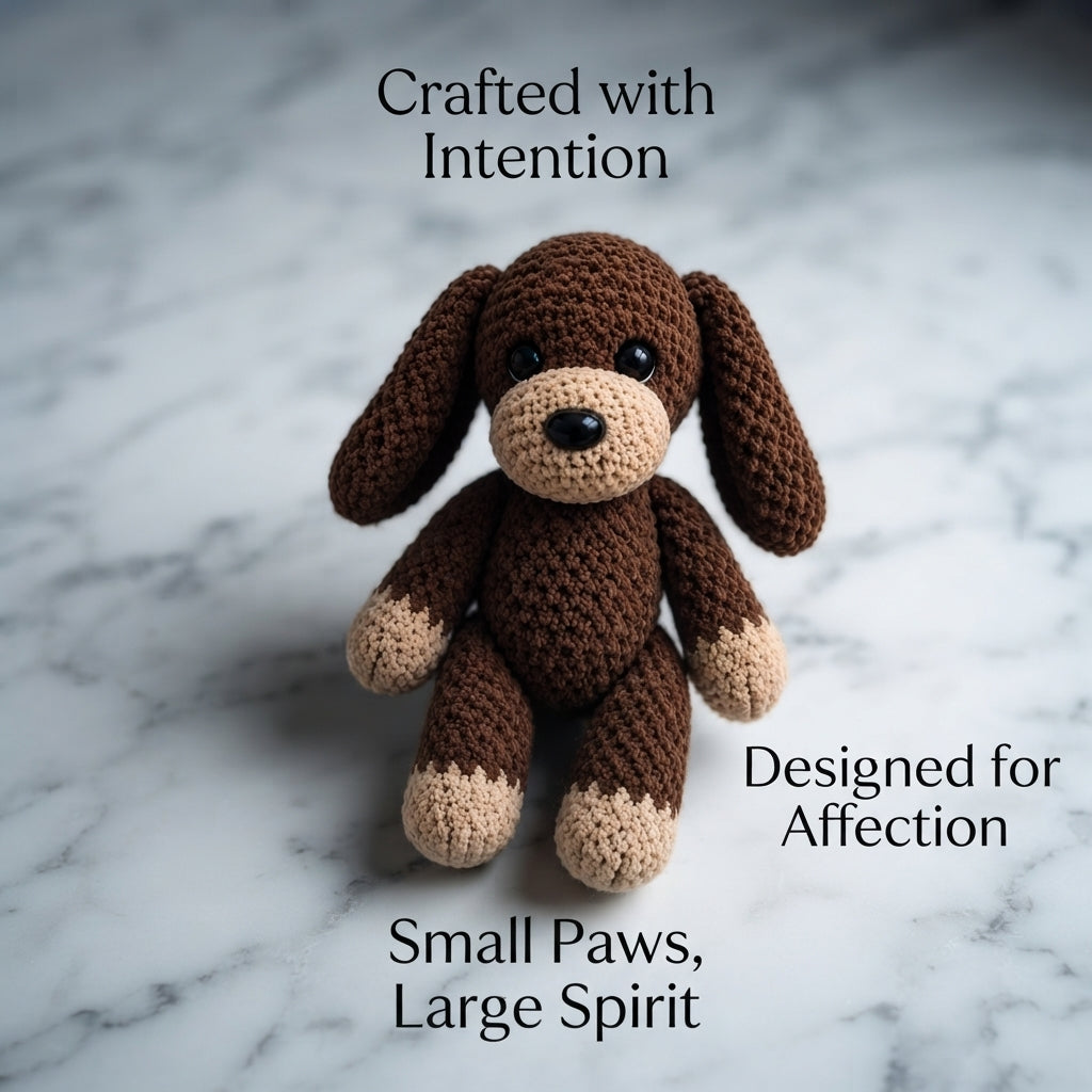 Sweet Amigurumi Puppy V2 | Crochet PDF Pattern