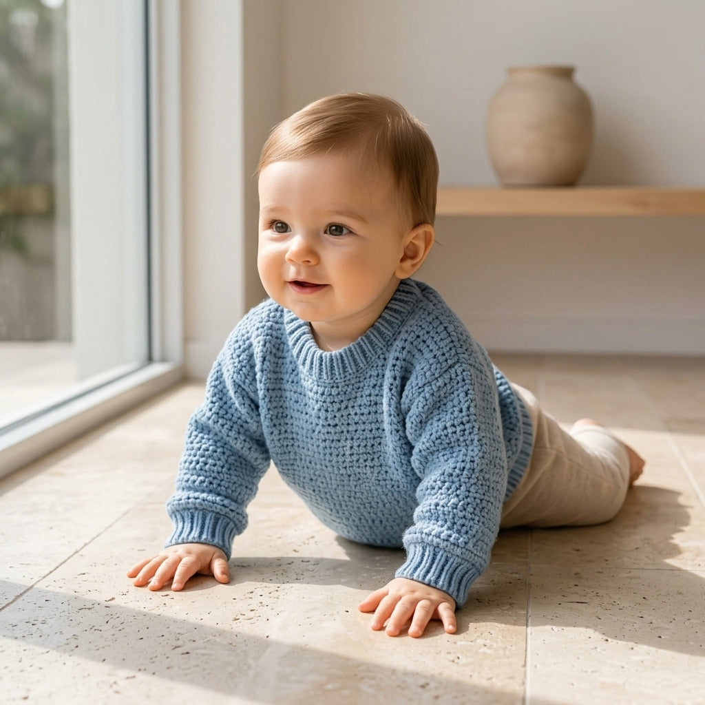 Raglan Baby Pullover | Crochet Pattern PDF