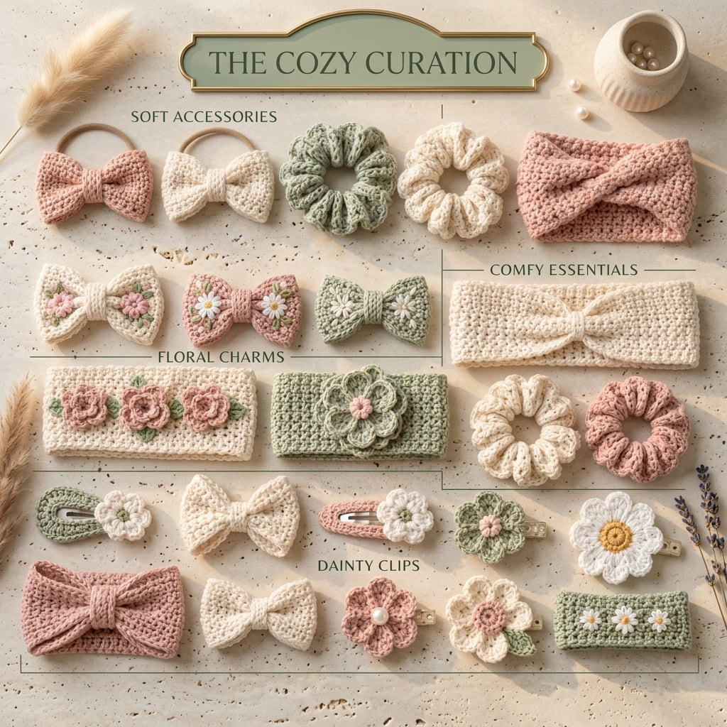 50-in-1 Hair Accessory Bundle | Crochet Pattern PDF
