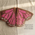 Butterfly Cardigan: Tapestry Baby Cardigan | Crochet Pattern PDF