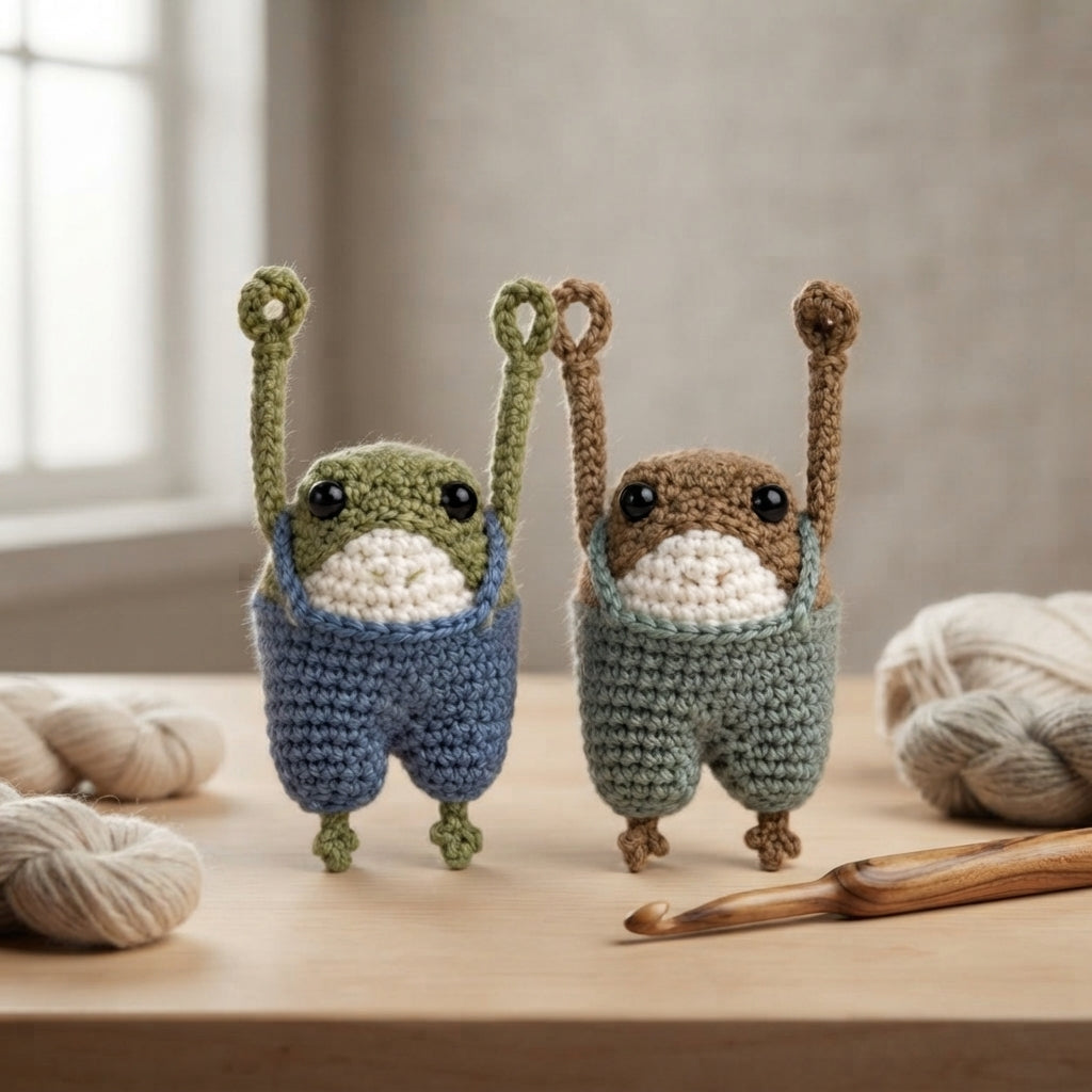 Cute Bag Charm Keyring | Amigurumi PDF Guide — Design 5