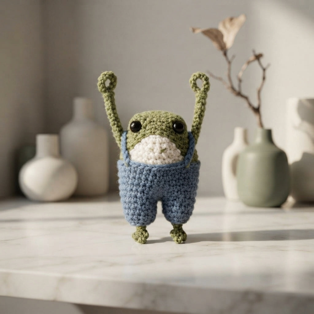 Cute Bag Charm Keyring | Amigurumi PDF Guide — Design 5