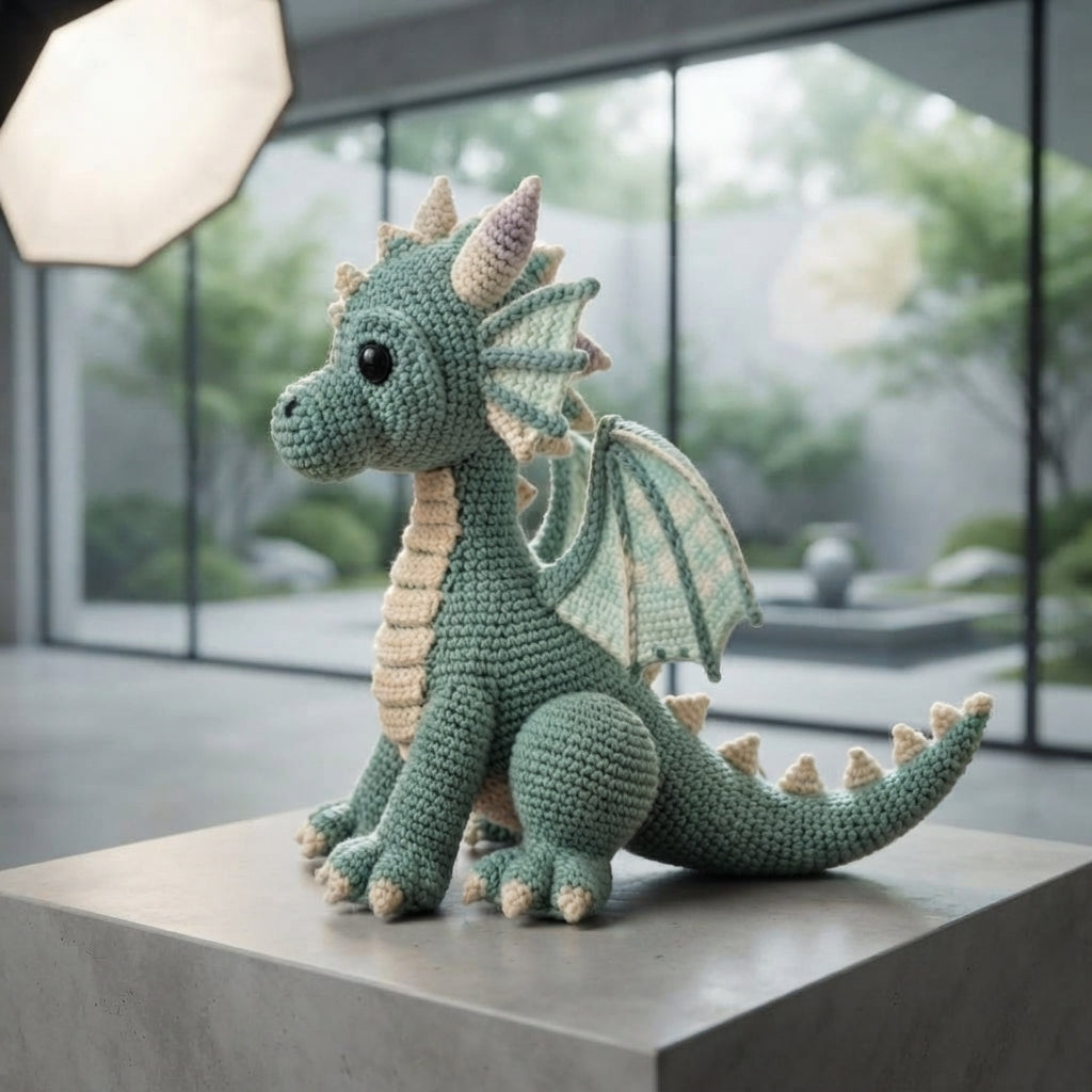 Cuddly Dragon Buddy | Crochet Pattern PDF