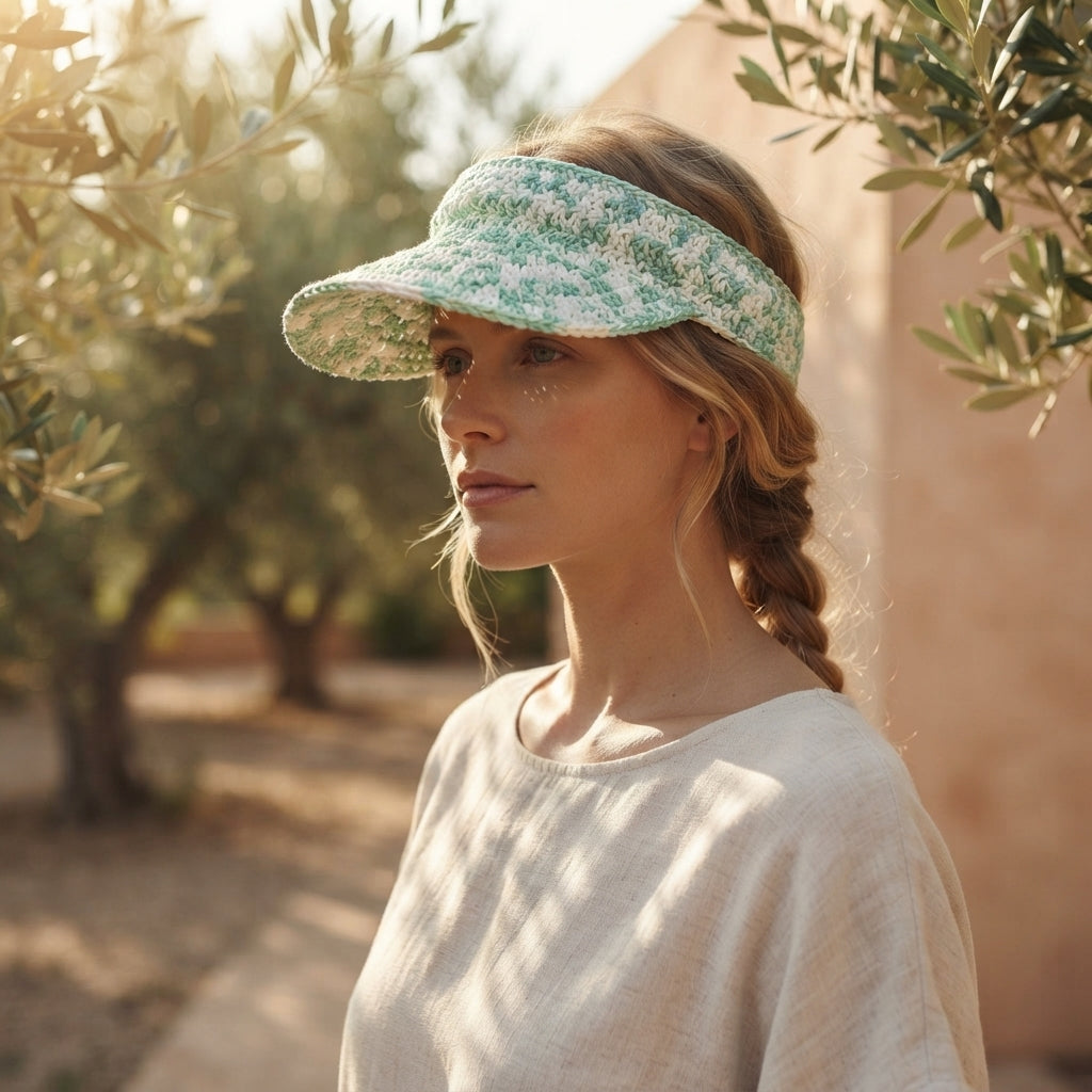 Pretty Visor | Crochet Summer Pattern — Design 4