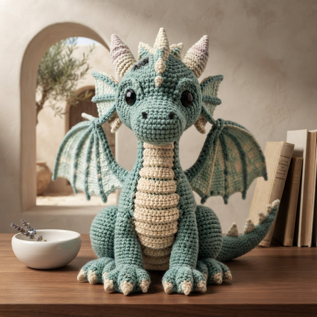Cuddly Dragon Buddy | Crochet Pattern PDF