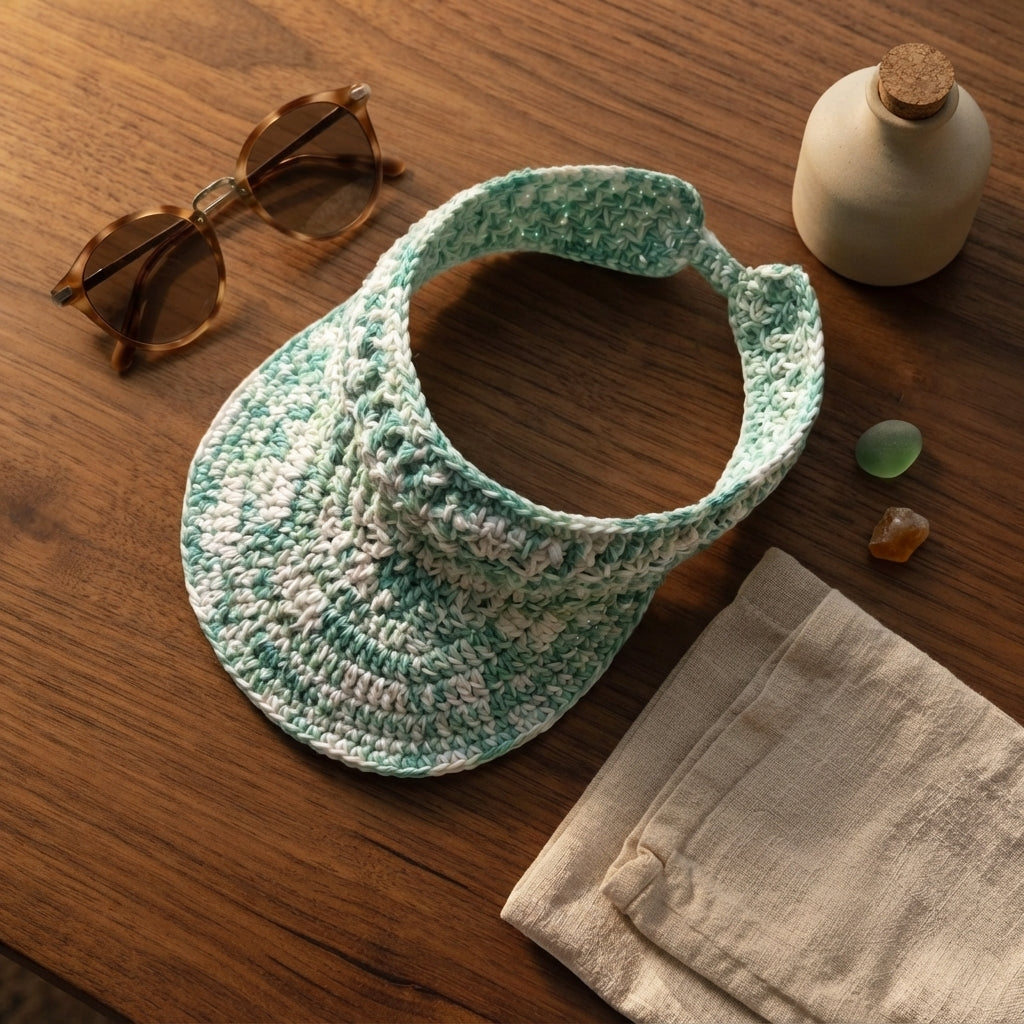 Pretty Visor | Crochet Summer Pattern — Design 4