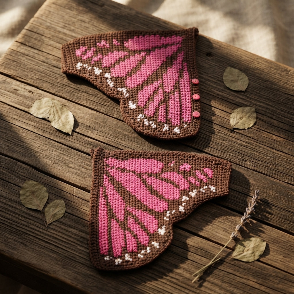 Butterfly Cardigan: Tapestry Baby Cardigan | Crochet Pattern PDF