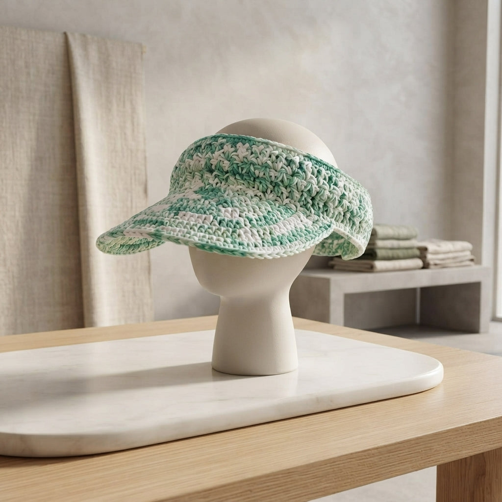 Pretty Visor | Crochet Summer Pattern — Design 4