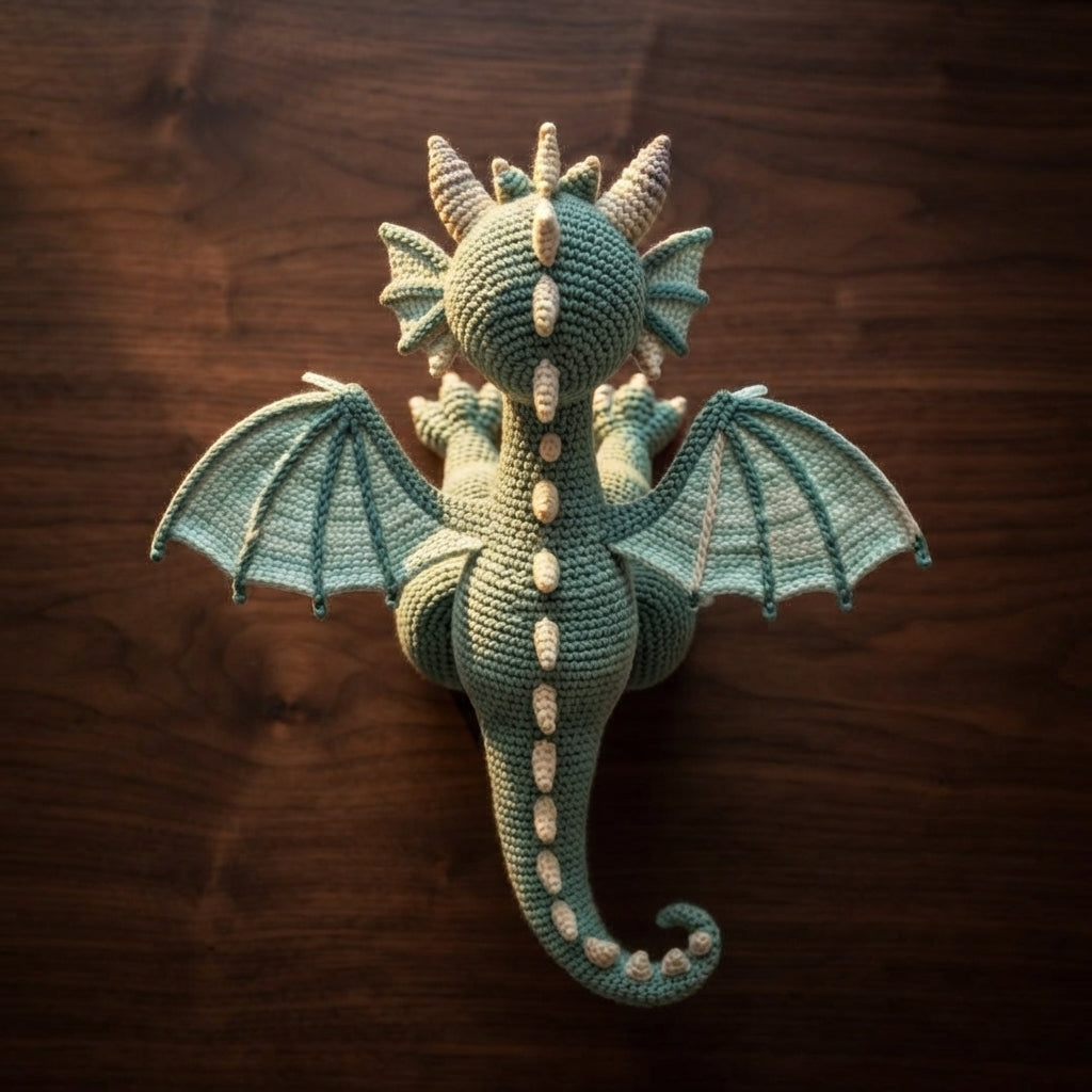 Cuddly Dragon Buddy | Crochet Pattern PDF