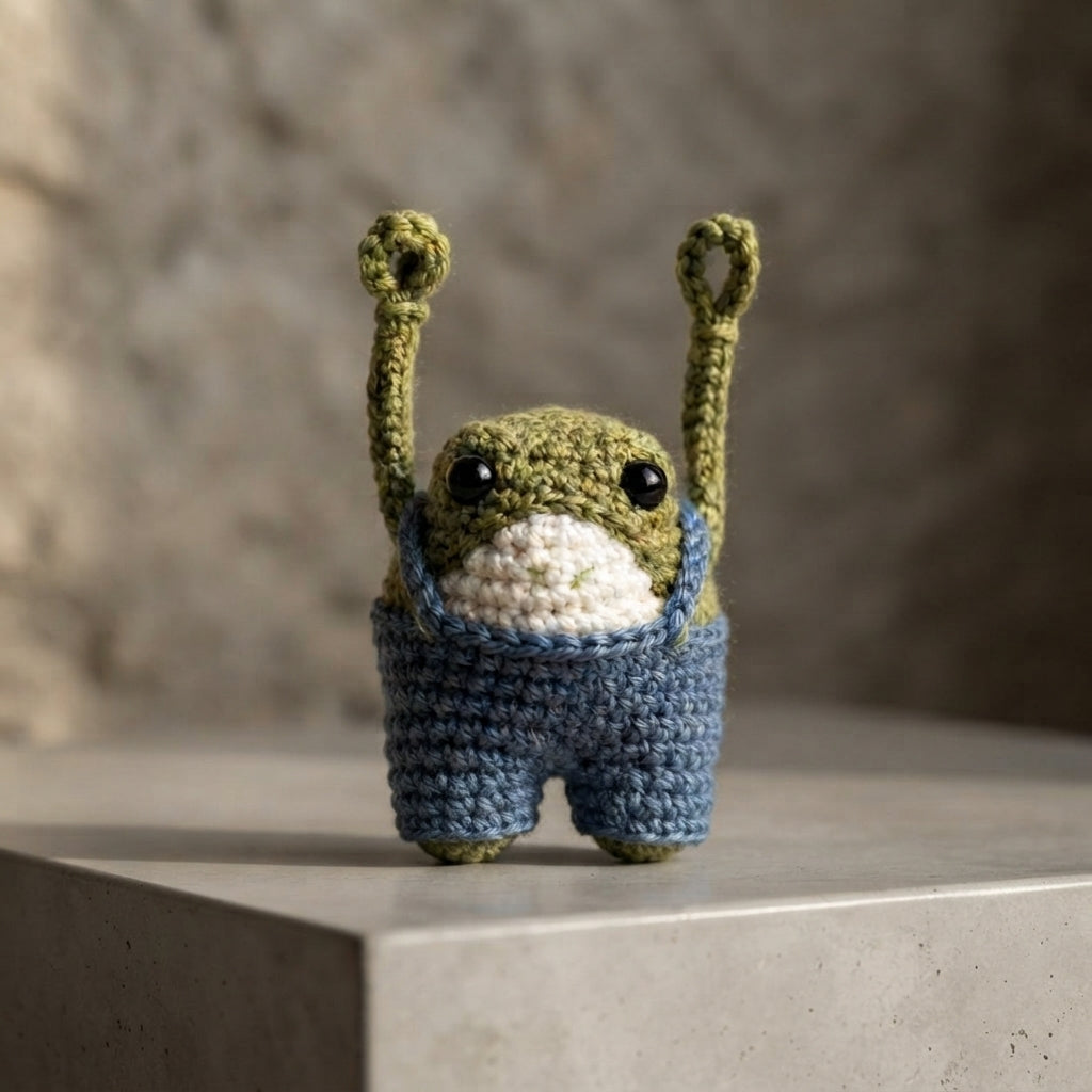 Cute Bag Charm Keyring | Amigurumi PDF Guide — Design 5