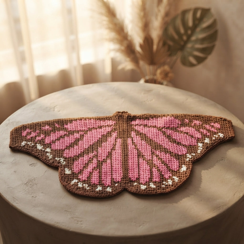 Butterfly Cardigan: Tapestry Baby Cardigan | Crochet Pattern PDF