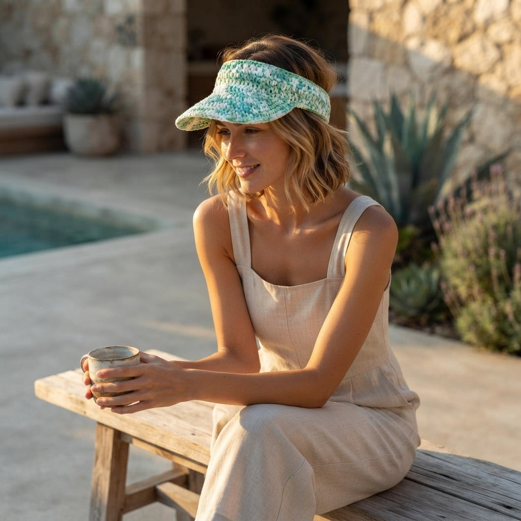 Pretty Visor | Crochet Summer Pattern — Design 4