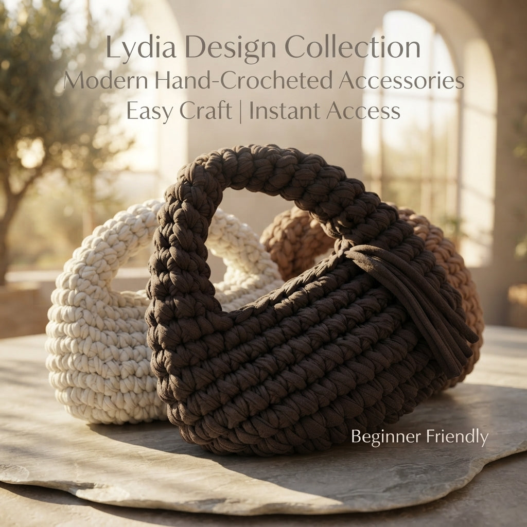 Handbag Hobo Bag Purse V2 | Crochet Pattern PDF
