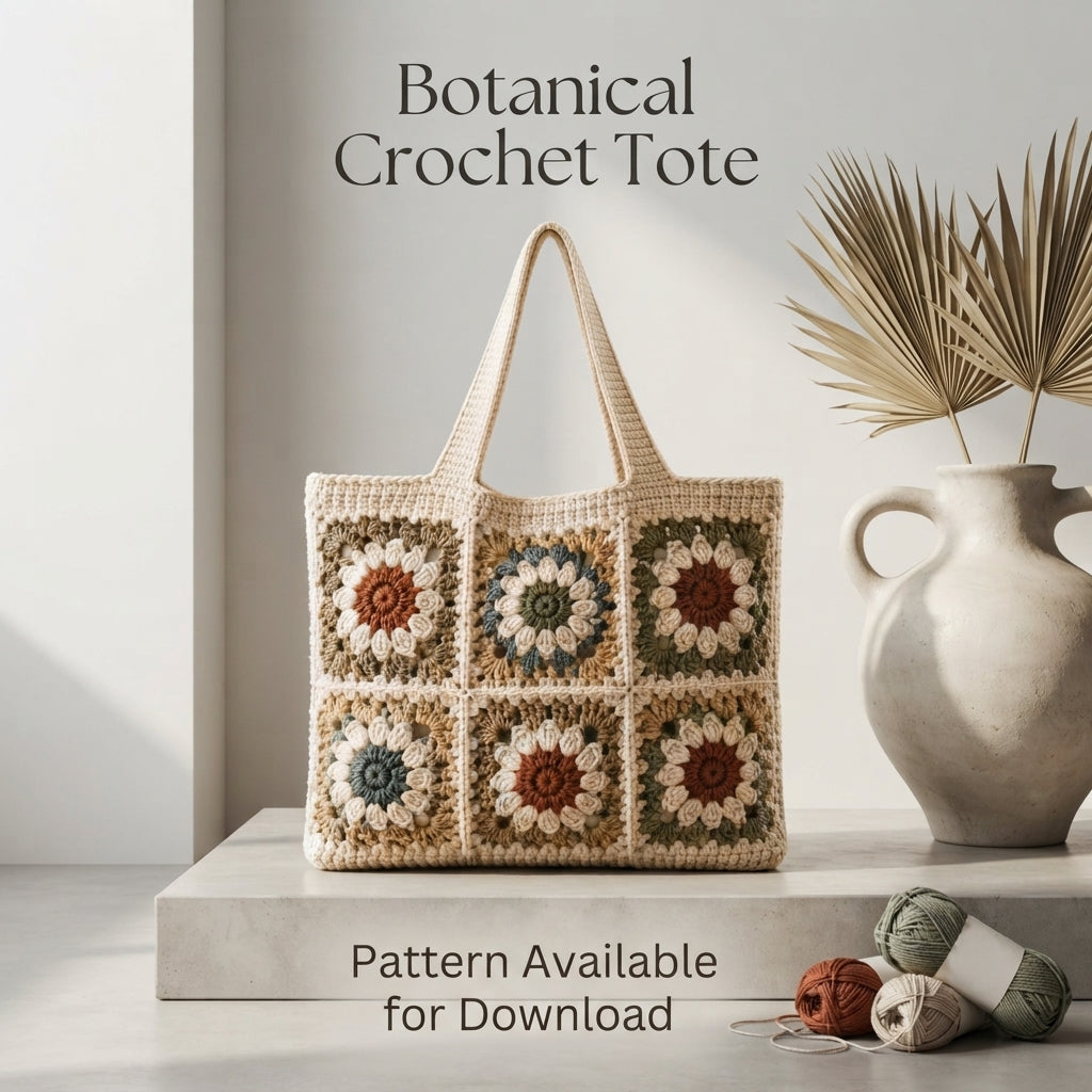 Shoulder Bag Market Bag Tote V6 | Crochet Pattern PDF