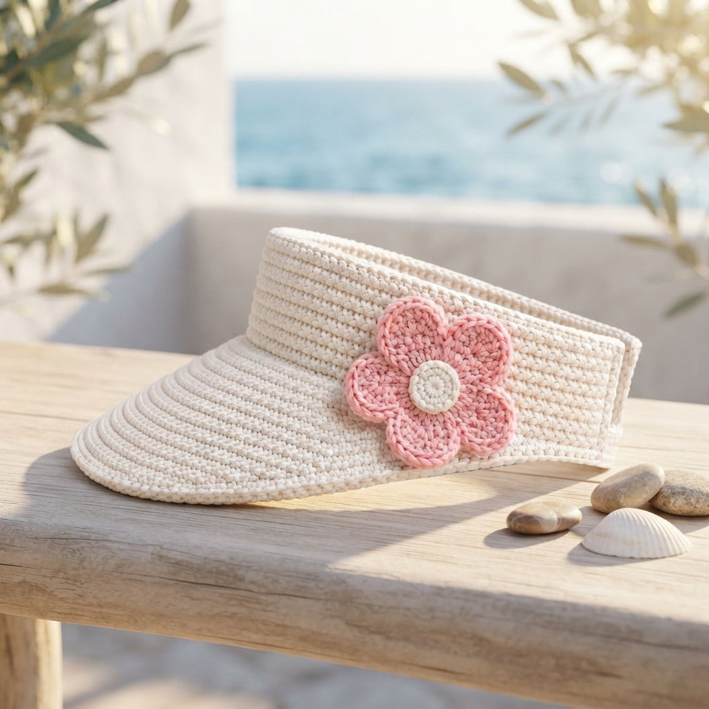 Stunning Sun Visor | Beach Crochet PDF — Design 13