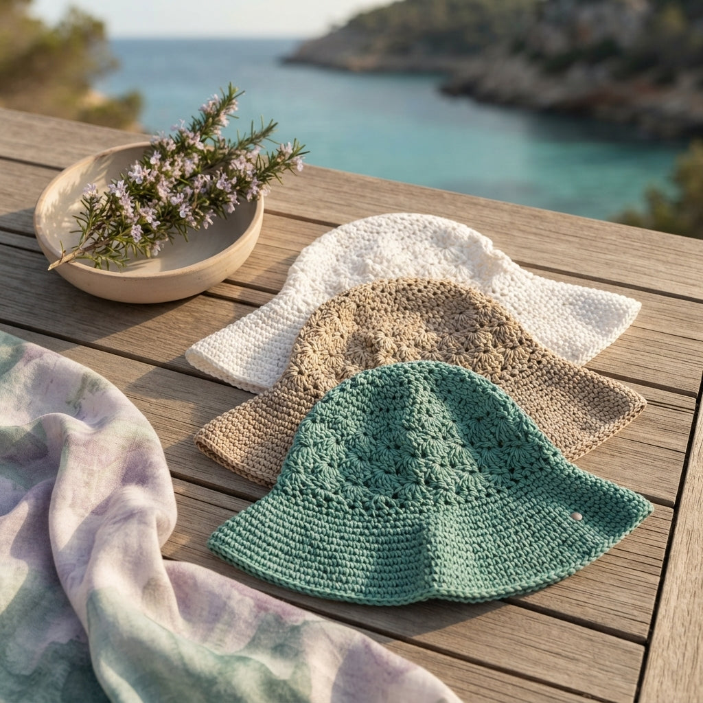 Modern Summer Hat | Crochet Hat Pattern PDF
