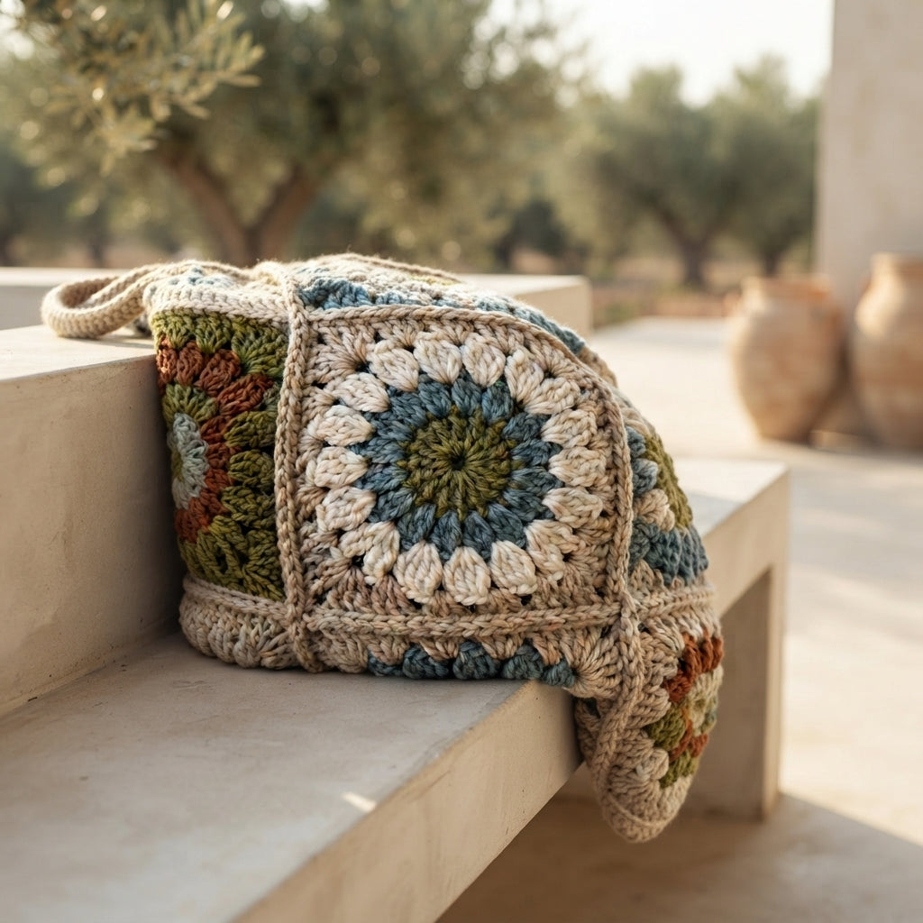 Shoulder Bag Market Bag Tote V6 | Crochet Pattern PDF